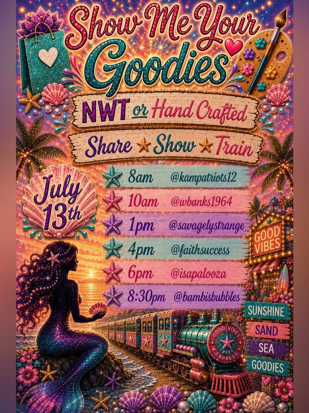 Show Me Your Goodies Share Show Train!